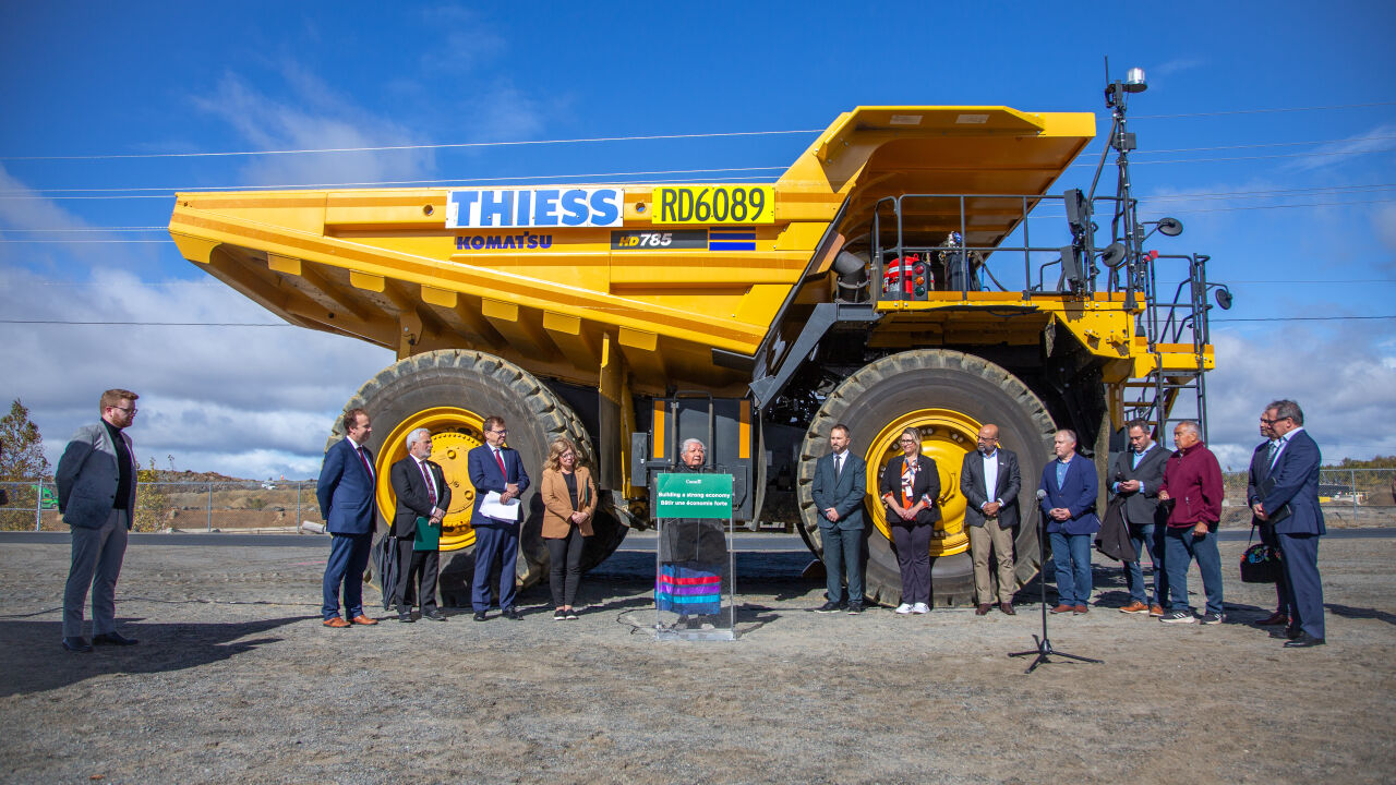 Thiess celebrates the start of Stobie Open Pit Mining Project 