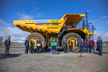 Thiess celebrates the start of Stobie Open Pit Mining Project 