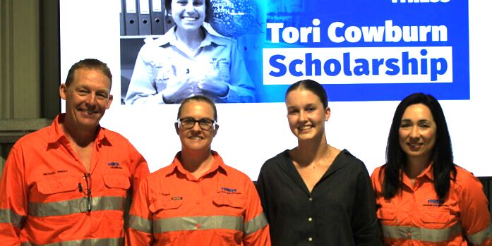 Thiess announces recipient of the inaugural Tori Cowburn Scholarship 