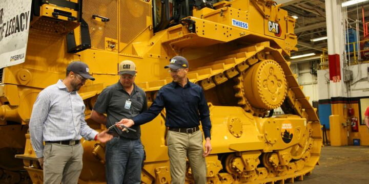 Thiess takes delivery of the 6000th Cat® D11 dozer, marks 90-year collaboration