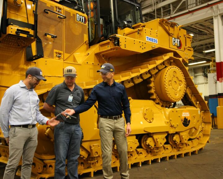 Thiess takes delivery of the 6000th Cat® D11 dozer, marks 90-year collaboration